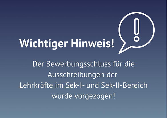 Kachel, auf der steht: Wichtiger Hinweis